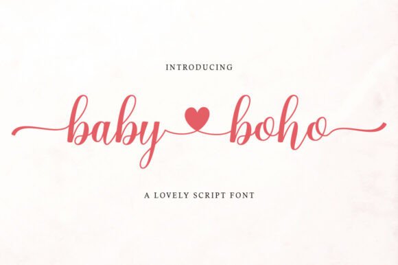 Baby Boho: A Magical Script Font for Elegant Projects