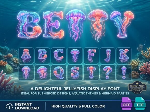Betty: The Decorative Display Font That Commands Attention