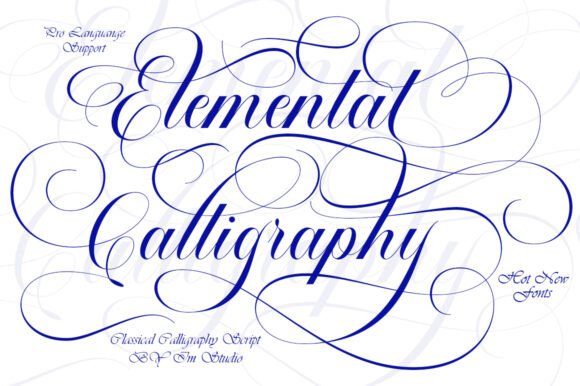 Elemental Calligraphy: A Modern Script for Timeless Design