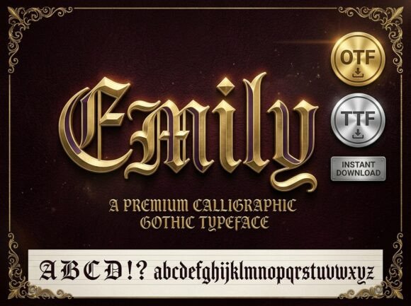 Emily: The Gothic Typeface for Modern Prestige