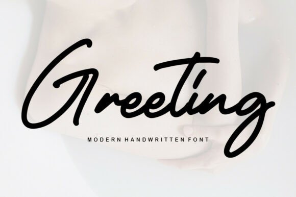 Greeting: The Handwritten Font That Brings Authenticity to Your Design Projects