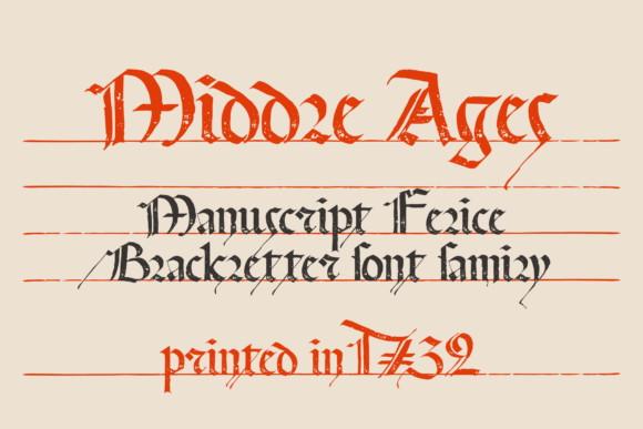 Manuscript Felice: A Gothic Font with Italian Soul