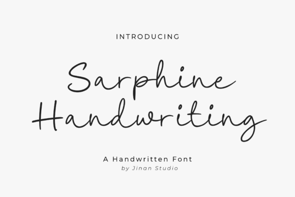Sarphine: The Handwritten Font for Modern Design