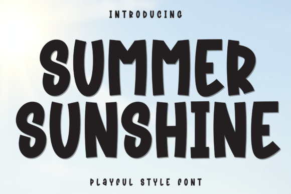 Summer Sunshine: The Font That Captures Endless Summer Days