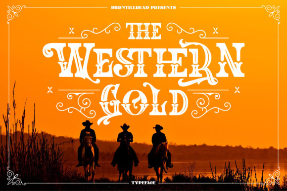 Unleashing the Wild West: The Western Gold Font